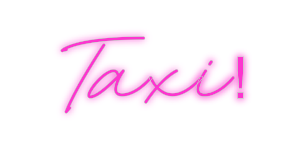 Custom Neon: Taxi!