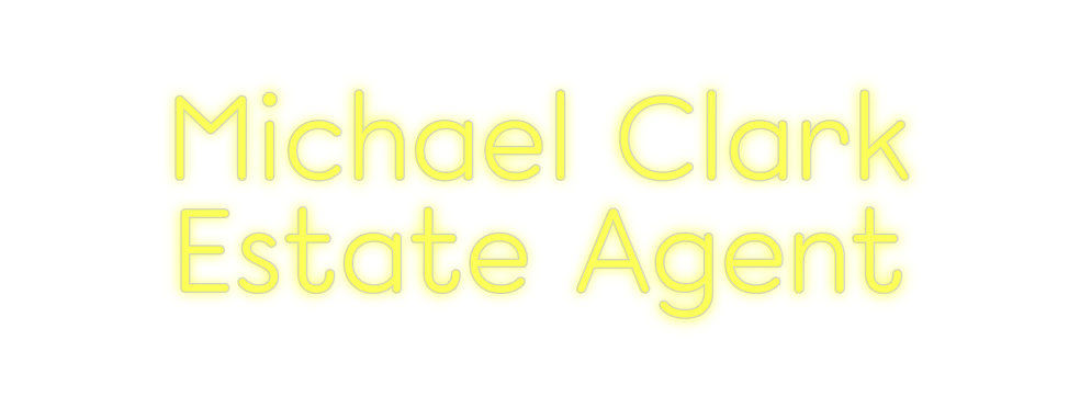 Custom Neon: Michael Clark...