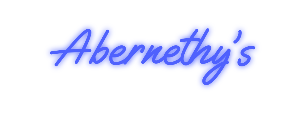 Custom Neon: Abernethy's