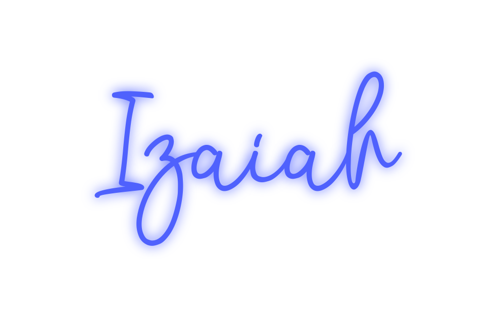 Custom Neon: Izaiah