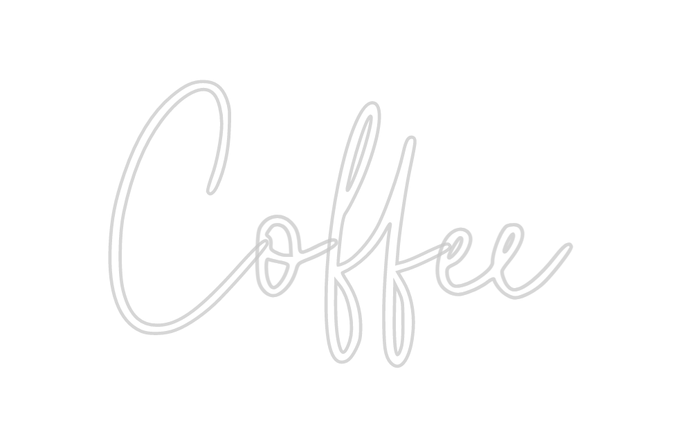 Custom Neon: Coffee