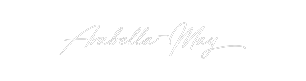 Custom Neon: Arabella-May