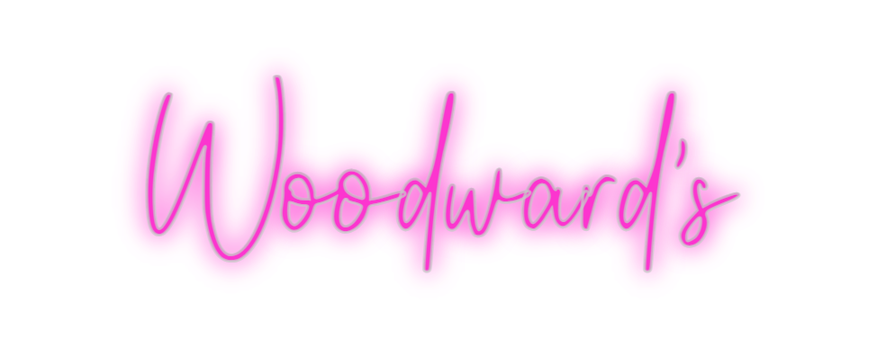 Custom Neon: Woodward's