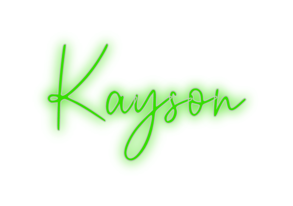 Custom Neon: Kayson