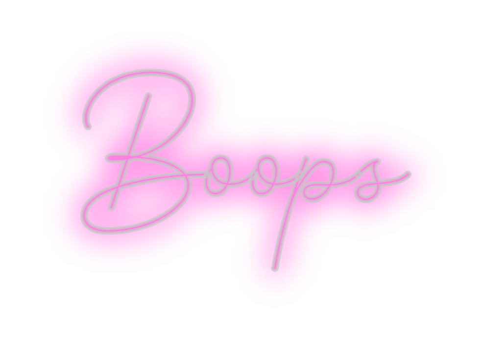 Custom Neon: Boops