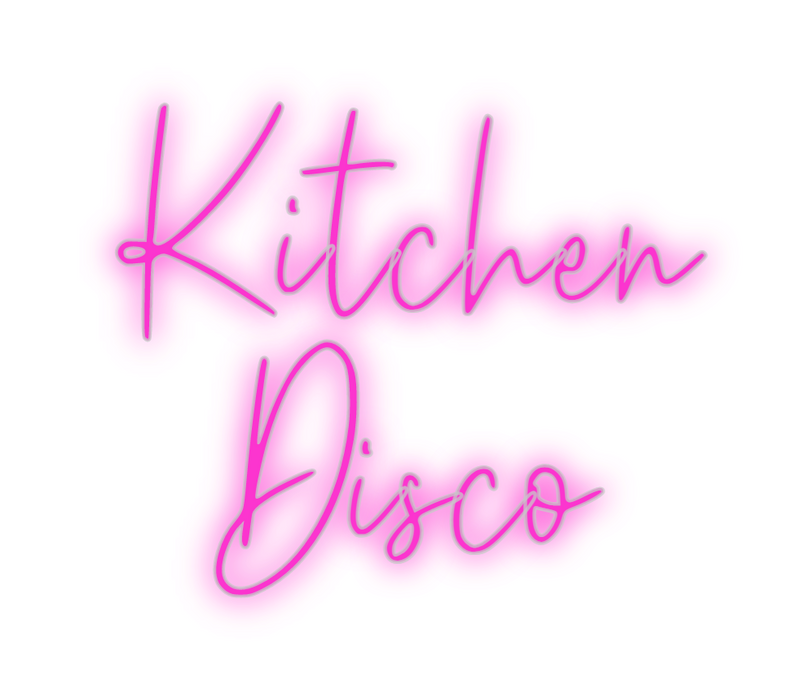 Custom Neon: Kitchen 
Disco