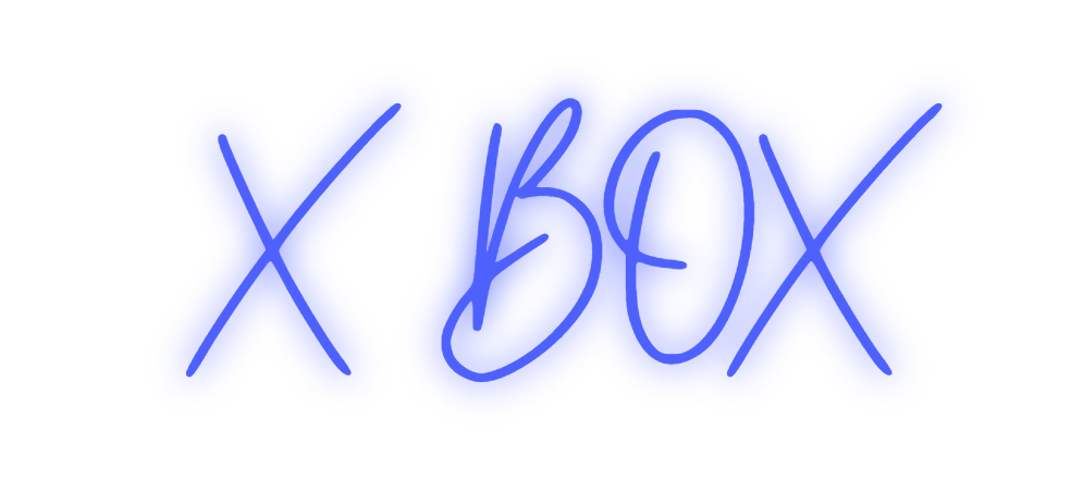 Custom Neon: X  BOX