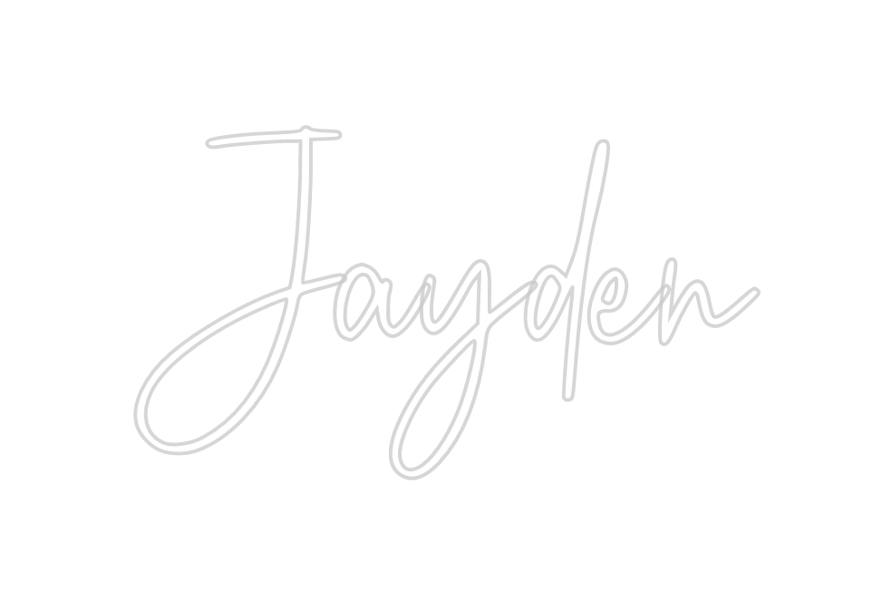 Custom Neon: Jayden