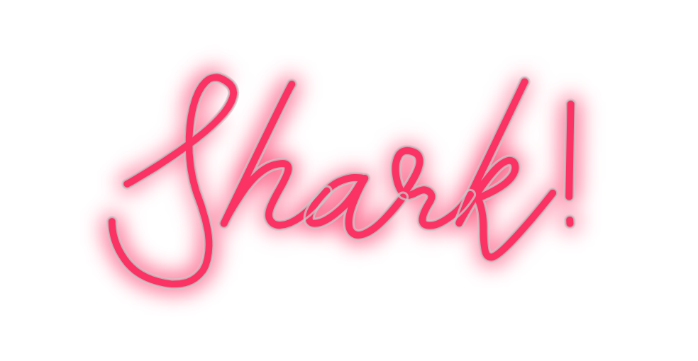 Custom Neon: Shark!