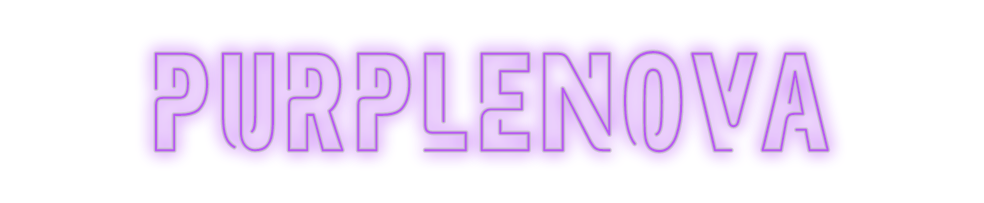 Custom Neon: PURPLENOVA