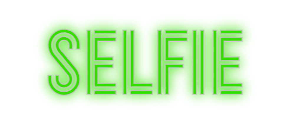 Custom Neon: Selfie