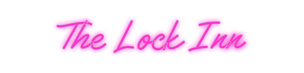 Custom Neon: The Lock Inn