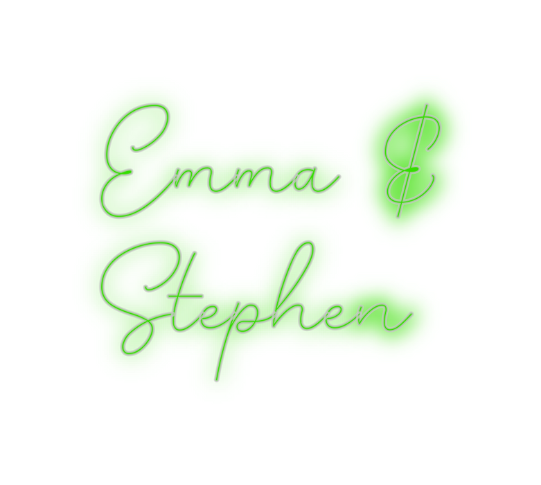 Custom Neon: Emma &
Stephen