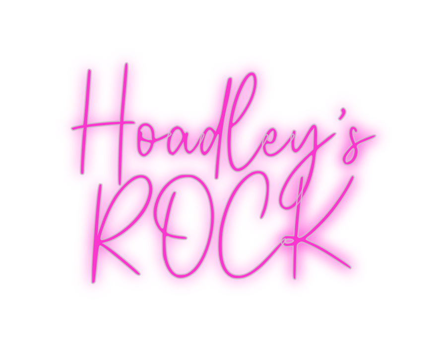Custom Neon: Hoadley’s
ROCK