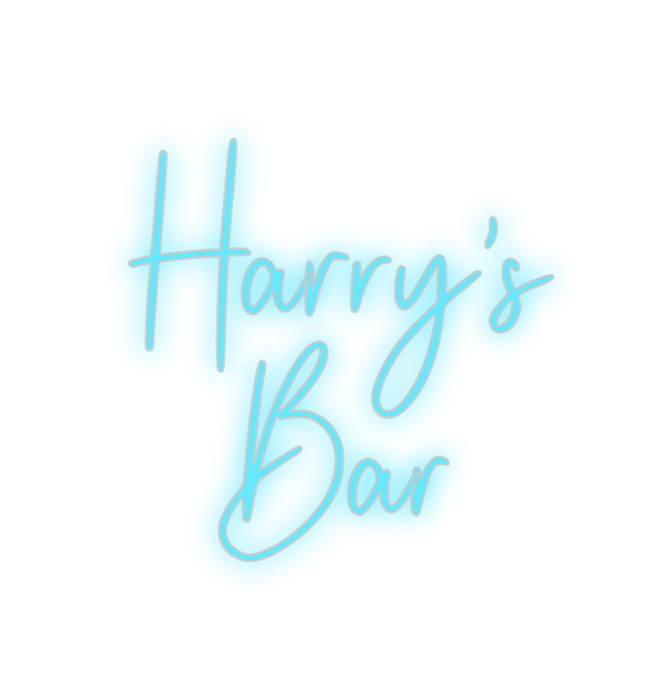 Custom Neon: Harry's
Bar