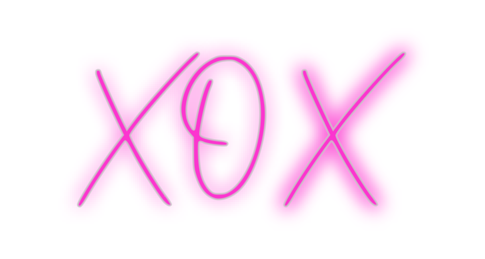 Custom Neon: X O X