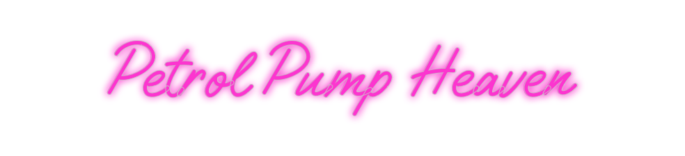 Custom Neon: Petrol Pump H...