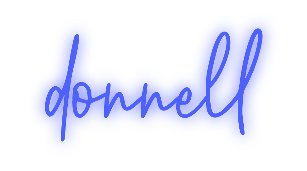 Custom Neon: donnell