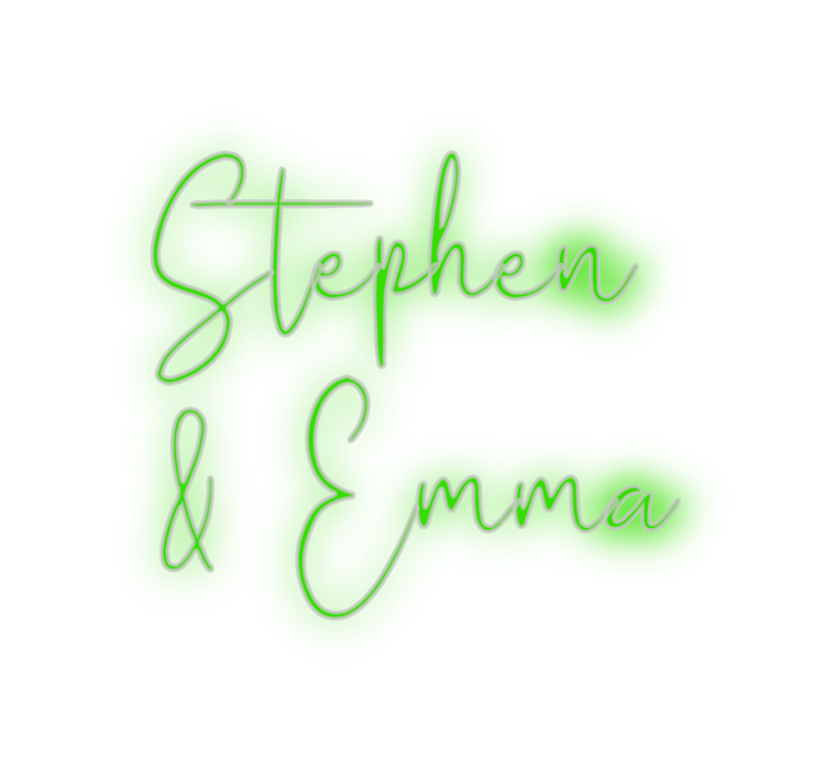 Custom Neon: Stephen
& Emma