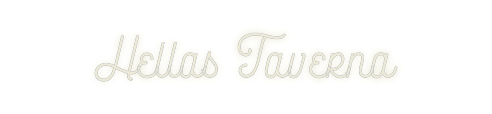 Custom Neon: Hellas Taverna