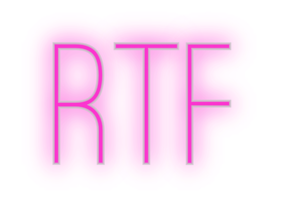 Custom Neon: RTF