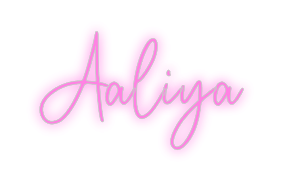 Custom Neon: Aaliya