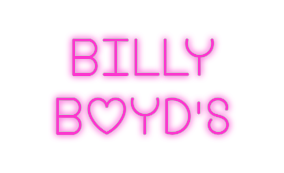 Custom Neon: billy
boyd's