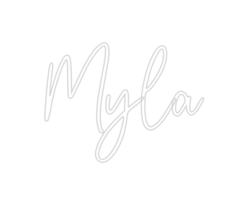 Custom Neon: Myla