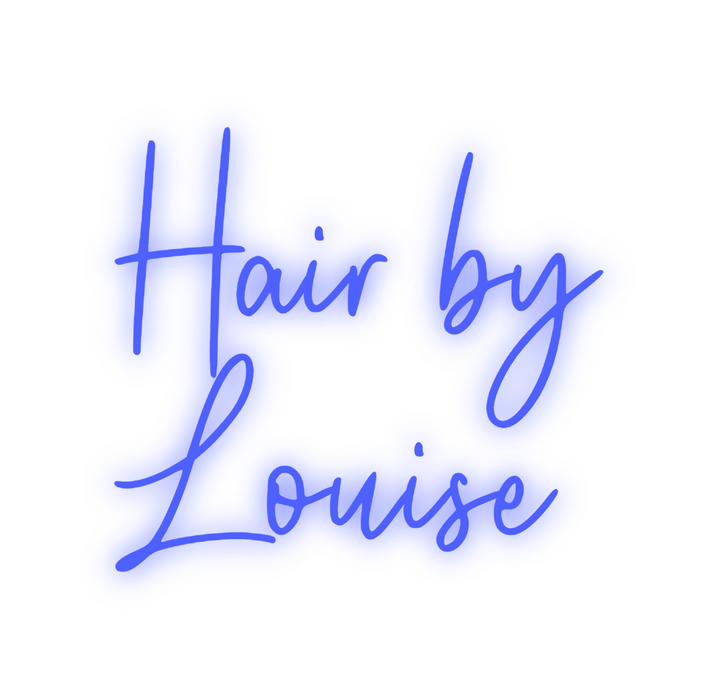 Custom Neon: Hair by
Louise