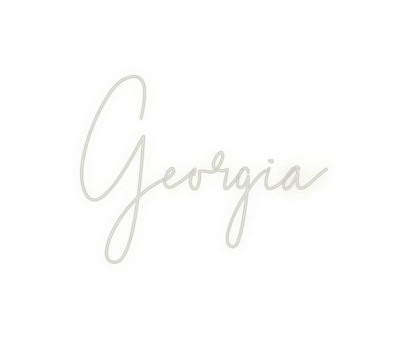 Custom Neon: Georgia