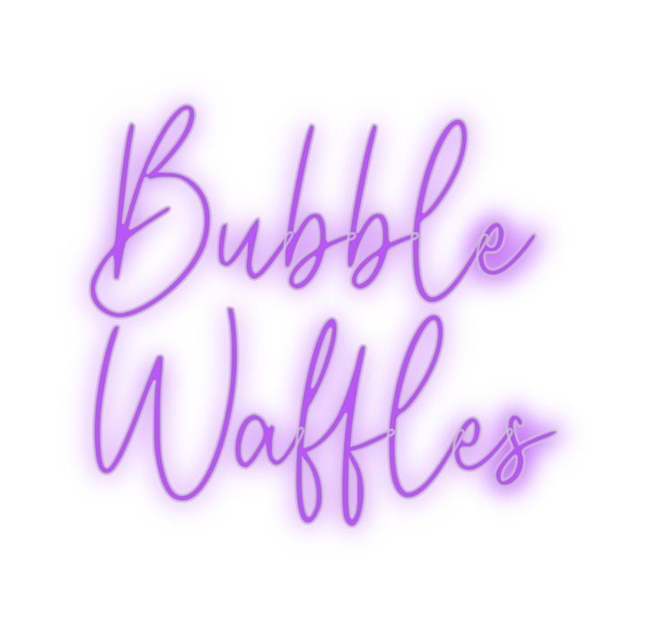 Custom Neon: Bubble 
Waffl...
