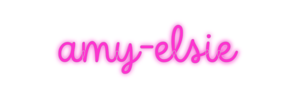 Custom Neon: amy-elsie