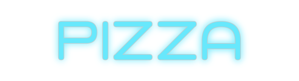 Custom Neon: PIZZA
