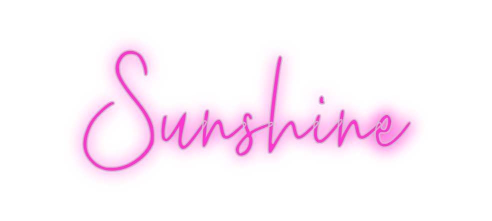 Custom Neon: Sunshine