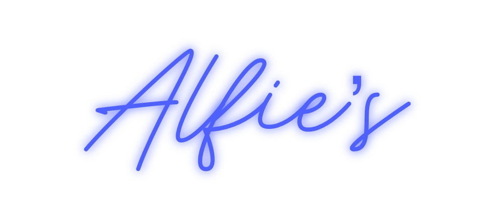 Custom Neon: Alfie’s