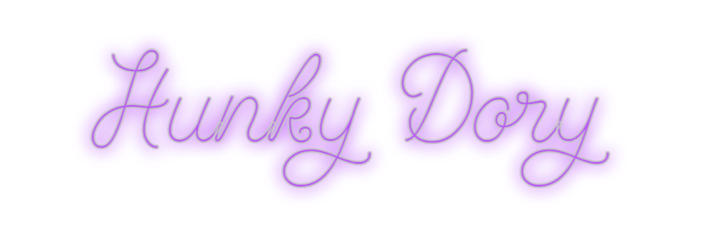 Custom Neon: Hunky Dory