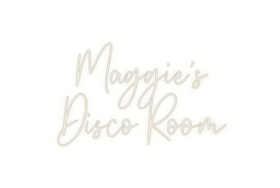 Custom Neon: Maggie’s 
Dis...