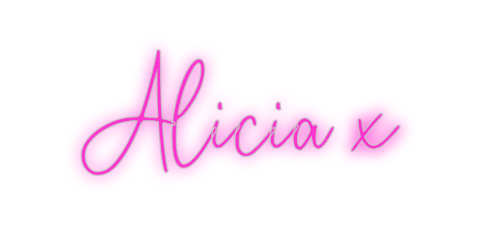 Custom Neon: Alicia x