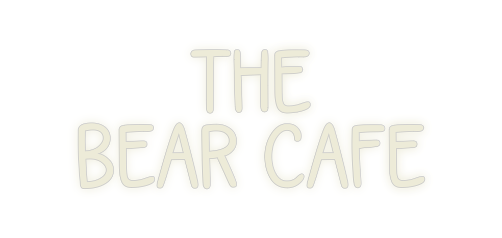 Custom Neon: The 
Bear Cafe