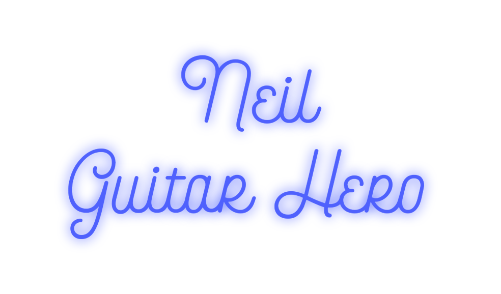 Custom Neon: Neil
Guitar H...