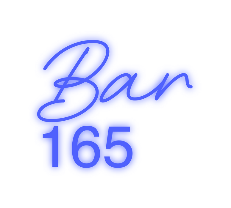 Custom Neon: Bar
165