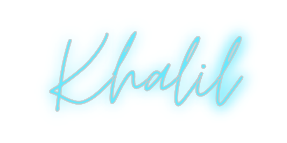 Custom Neon: Khalil
