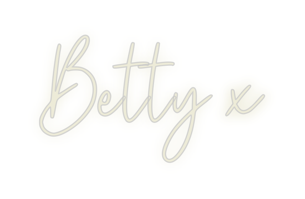 Custom Neon: Betty x
