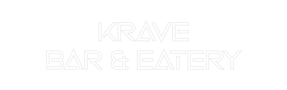 Custom Neon: KRAVE 
BAR & ...