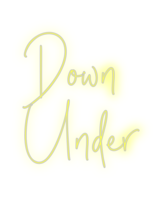 Custom Neon: Down 
Under