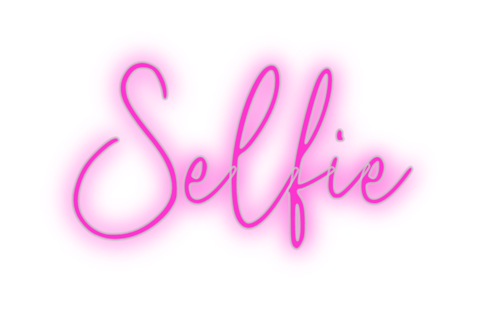 Custom Neon: Selfie