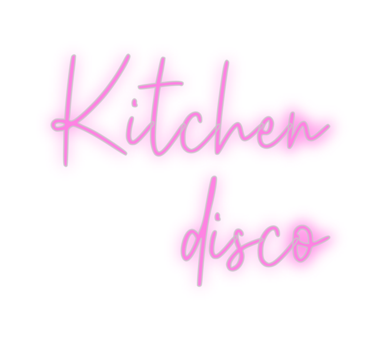 Custom Neon: Kitchen
disco