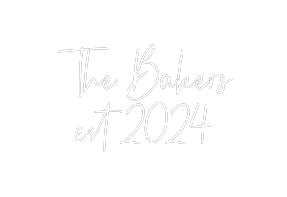 Custom Neon: The Bakers
es...