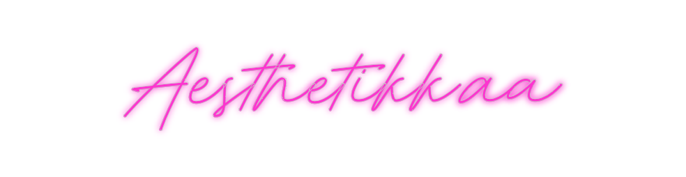 Custom Neon: Aesthetikkaa