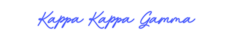 Custom Neon: Kappa Kappa G...